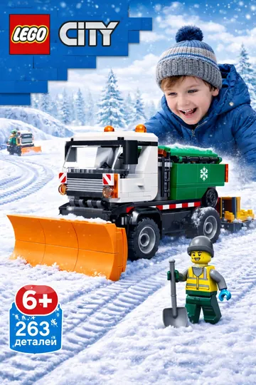 Конструктор LEGO City Снегоуборочная машина 60490