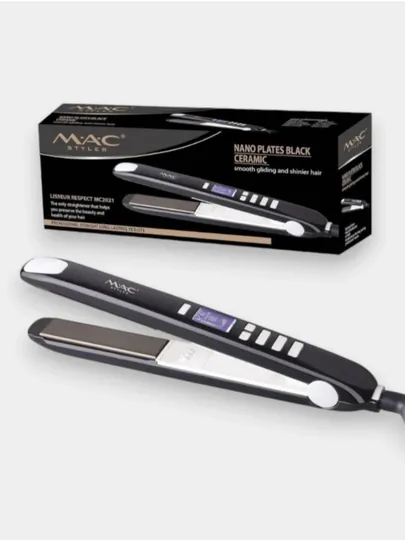 Утюжок для волос MAC Styler, профессиональный выпрямитель Керамика, LCD дисплей, 480°F