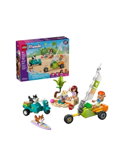 Конструктор LEGO Friends 42641 Серфинг с собаками и приключения на скутере
