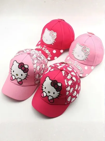 Кепки, кепки Hello Kitty для девочек, головные уборы для девочек, аксессуары для девочек