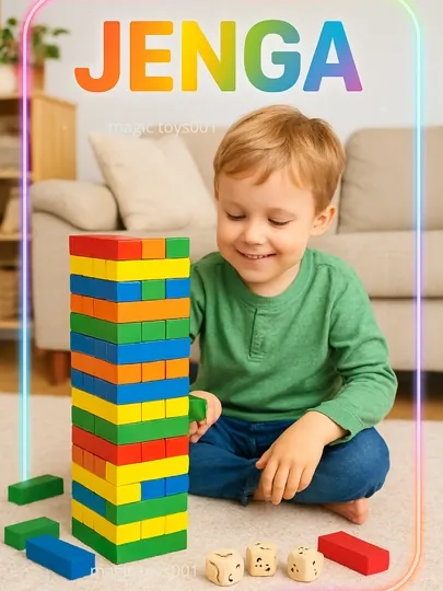 Настольная игра Дженга, высота 28 см