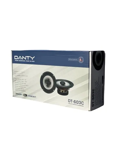 Автомобильная коаксиальная акустика DANTY DT-603C 16 см 70W RMS