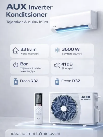 AUX инверторные кондиционеры ASW-H12A4 / H18A4 / H24A4