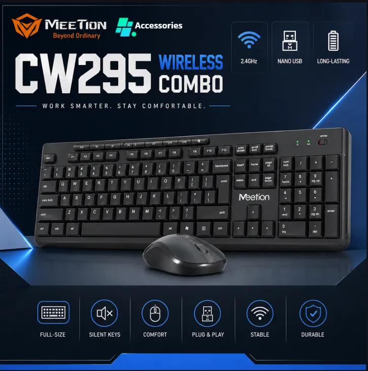 Клавиатура MeeTion CW295, чёрный