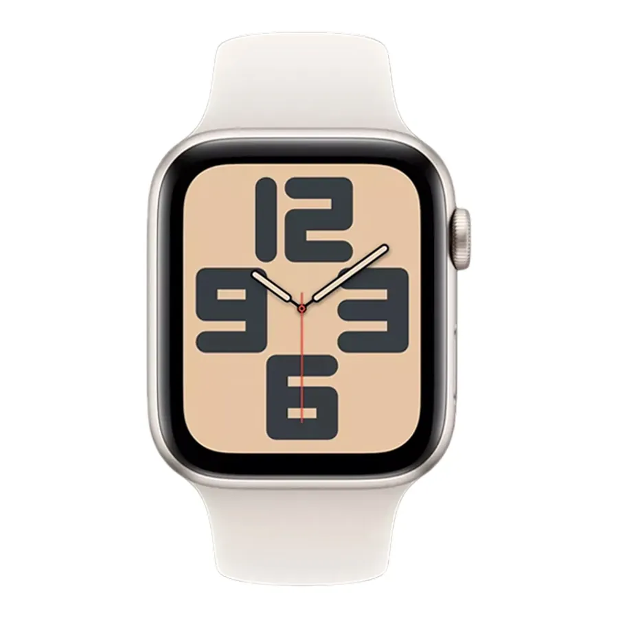 Смарт часы Apple Watch SE GPS 40mm Starlight Aluminium Case with Starlight Sport Band - S/M