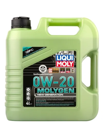 LIQUI MOLY MOLYGEN 0W-20 Моторное масло, 4 литра