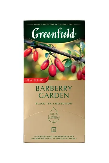 Чай черный Greenfield Barberry Garden, 1.5 г, 25 пакетиков