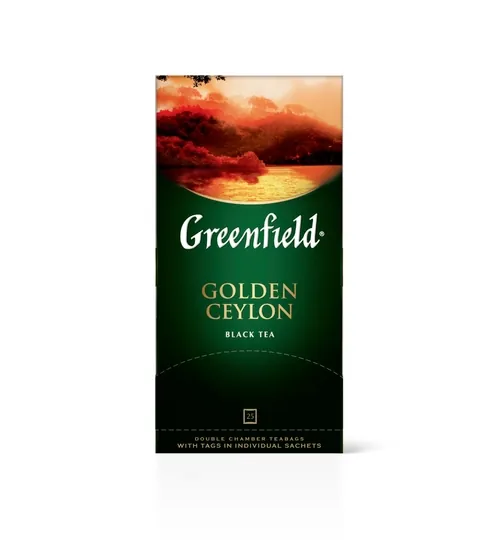 Чай черный Greenfield Golden Ceylon, 2 г, 25 пакетиков