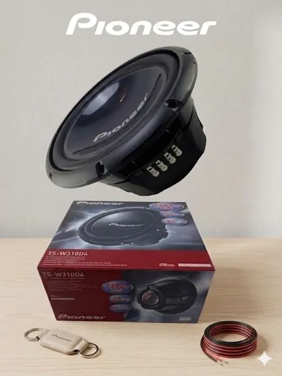 Сабвуфер Pioneer TS-W310D4, 1400 Вт, 30 см (12 дюйм)