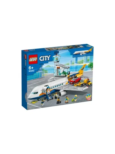 Конструктор LEGO City 60262 Пассажирский самолёт, 669 деталей