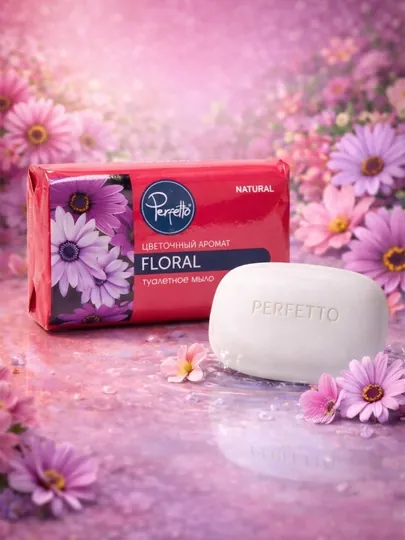 Туалетное мыло Perfetto Floral, 150 г