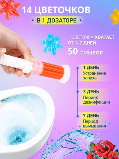 Для туалета, шприц с туалетным гелем для дезинфекции и ароматизации
